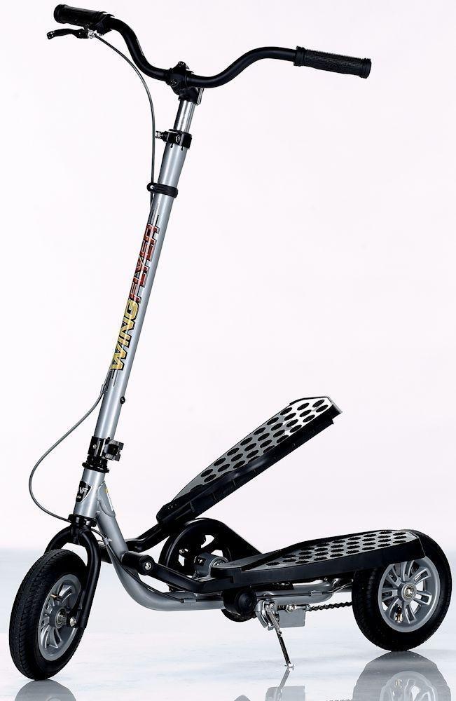 Zike Z150 Stepper Scooter, White / Silver Z150